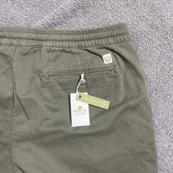 Marine Layer Men's Saturday Jogger Slim Fit Deep Lichen Size 2XL NWT $118 - Picture 7 of 10